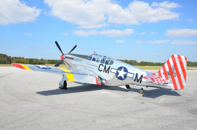 NL251MX — - Collings Foundation P-51B at Sumter Airport SC 27 Oct 2011