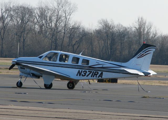 Beechcraft Bonanza (36) (N371RA) - Parked at the Downtown Shreveport airport.