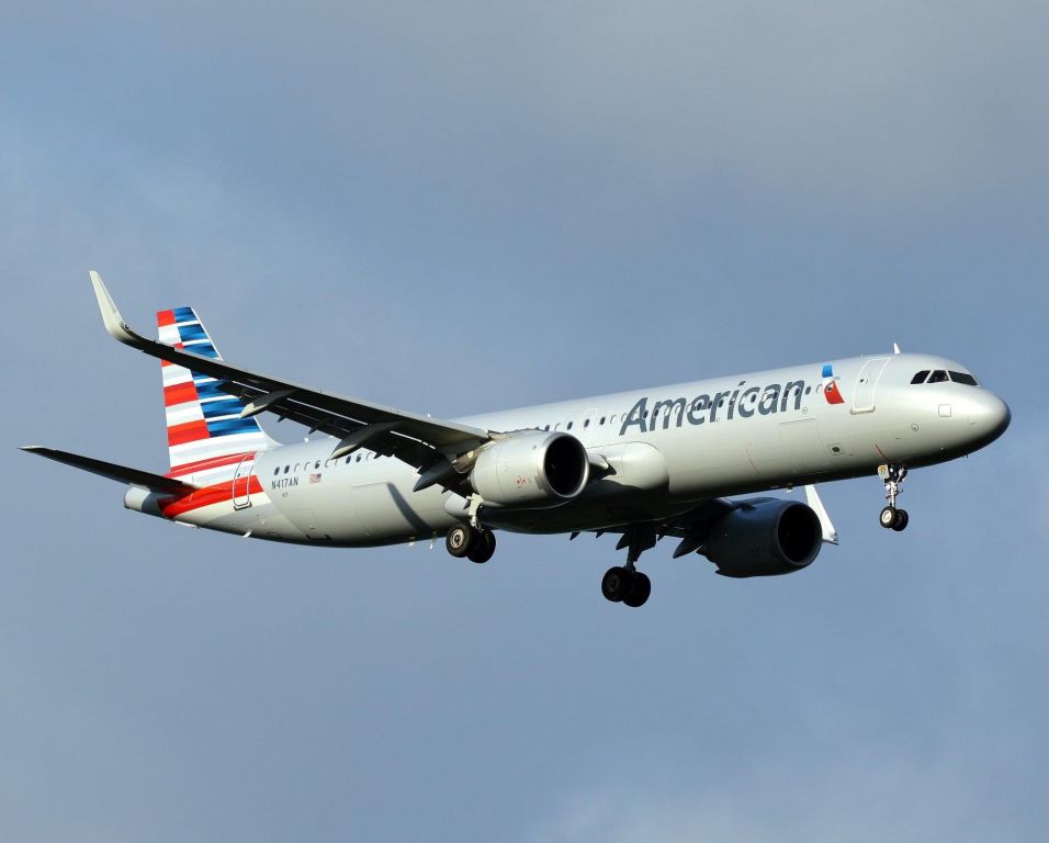 Airbus A321neo (N417AN) - American 167 A321-neo from LAX