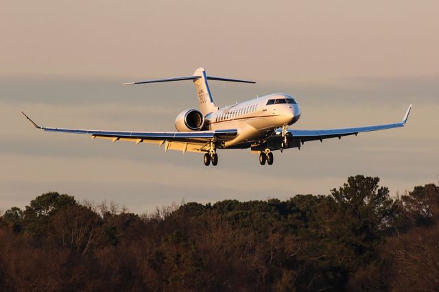 BOMBARDIER BD-700 Global 7500 (C-FXAI) - Bombardier 7500 Global Express on final into Atlanta's PDK airport. Questions about this photo can be sent to Info@FlewShots.com