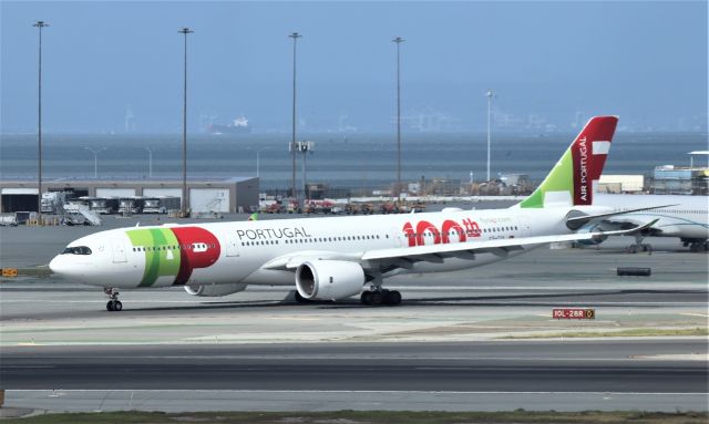 Airbus A330-900 (CS-TUI) - KSFO - March 13th, 2020 - while at SFO for the Bi-Annual SFO Airline Collectible Show slated for the next day - i was up checking the new observation deck ( SkyDeck at SFO) and this TA Portugal A330 lands on 28R and slowly brakes for the Runway 28R & cross 28L for International Terminal G. Nice to see this Anniversary jet, though March 13 2020 I had no idea how the Covid 19 outbreak would devastate many airlines. I sure hope to see these jets soon, posting this 11/14/2020.