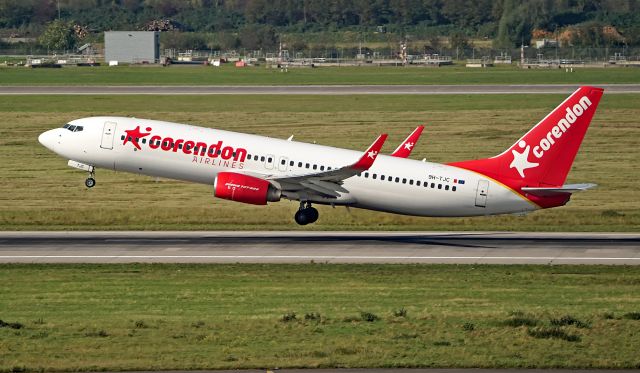 Boeing 737-800 (9H-TJC) - take off at DUS/EDDL RWY23L, 10. Oct 2021