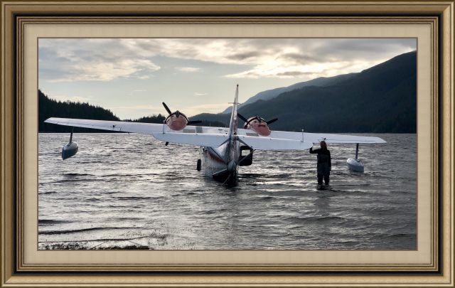 Grumman Goose (C-GYVG) - West coast Vancouver Island preparing to depart home.