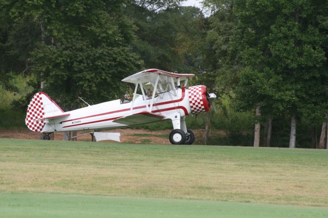 Boeing PT-17 Kaydet (N75009) - AS FLYING SHOULD BE ... GRASSY ENVIRONMENT AT TRIPLE TREE FLY-IN