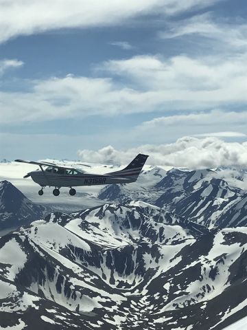 N3158R — - Flying over Harding Ice Fields, Seward Peninsula, Alaska