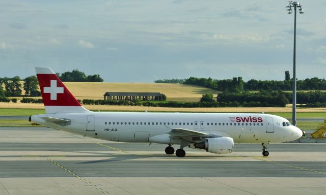 Airbus A320 (HB-JLQ) - Swiss Airbus A320-214 HB-JLQ in Vienna 