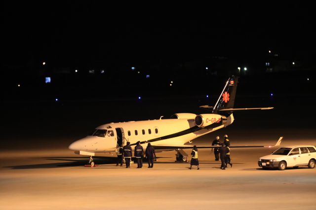 IAI Gulfstream G100 (C-GRJP) - January 28th 2020: Pattison Airways, IAI 1125 ASTRA SPX, Just arrived Hakodate, Flied from OME (Nome,AK, USA).