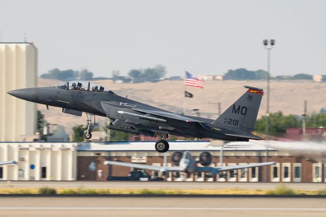 87-0201 — - Blasting off back to Mountain Home. Full Photo: a rel=nofollow href=http://www.airliners.net/photo/USA---Air/McDonnell-Douglas-F-15E/2756515/L/&sid=0e58e8e8b8851929039432816d4e36f3http://www.airliners.net/photo/USA---Air/McDonnell-Douglas-F-15E/2756515/L/&sid=0e58e8e8b8851929039432816d4e36f3/a