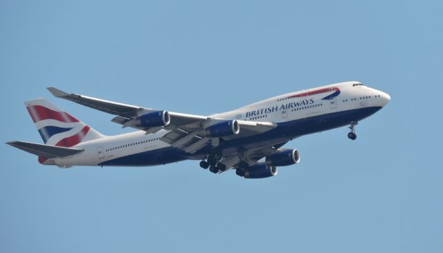 Boeing 747-400 (G-CIVY) - Moments from landing April 2018.