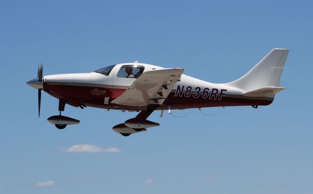 Cessna 350 (N836RF) - A Lancair Columbia 300 departing Pryor Field Regional Airport, Decatur, AL - June 7, 2017.