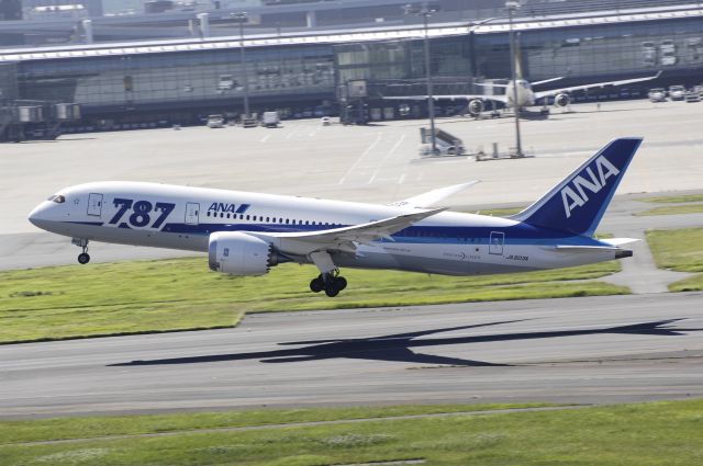 Boeing 787-8 (JA803A) - Takeoff at Haneda Intl Airport Rwy16R on 2012/10/01