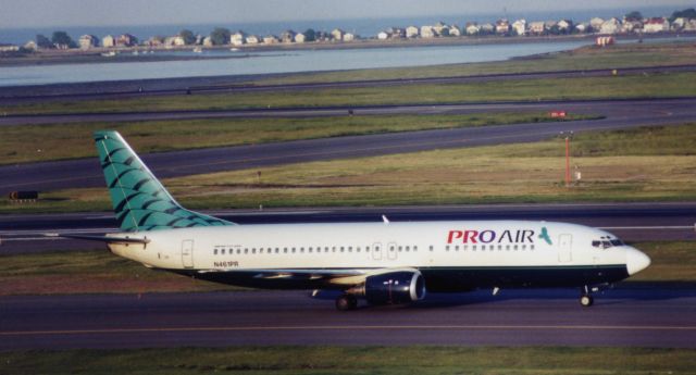 BOEING 737-400 (N461PR) - Sports charter for Detroit Tigers in 1999