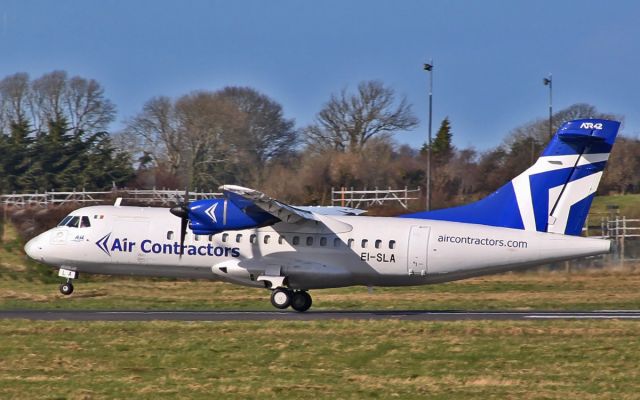 EI-SLA — - air contractors atr-42 ei-sla training at shannon 7/3/14.