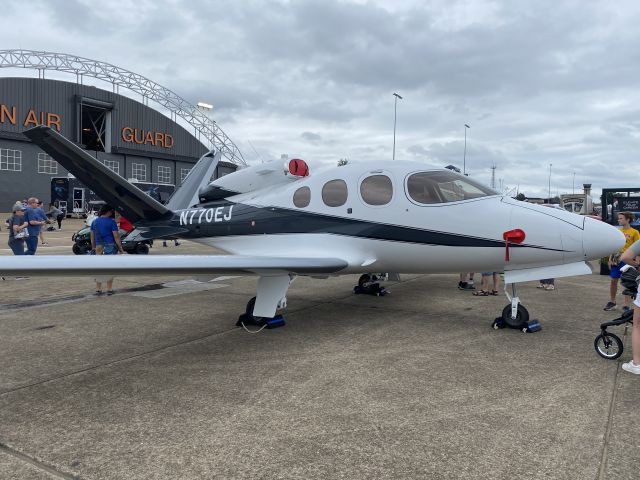 Cirrus Vision SF50 (N770EJ) - Date Taken: September 10, 2022br /From the 2022 Smoky Mountain Airshow, starring the US Navy Blue Angels!