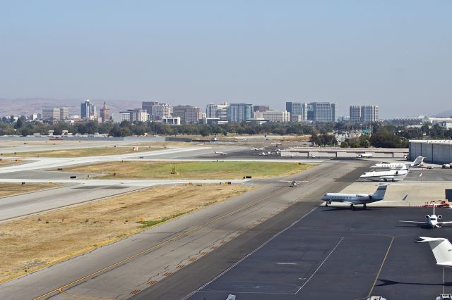 — — - View of Downtown San Jose