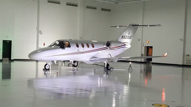 Cessna Citation CJ1 (N829BC) - Delivery