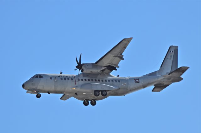 Casa C-295 Persuader (ANX1251) - Mexican Navy Airbus C295, (ANX-1251), is landing on runway 05R in Mexico City Airport (AICM).