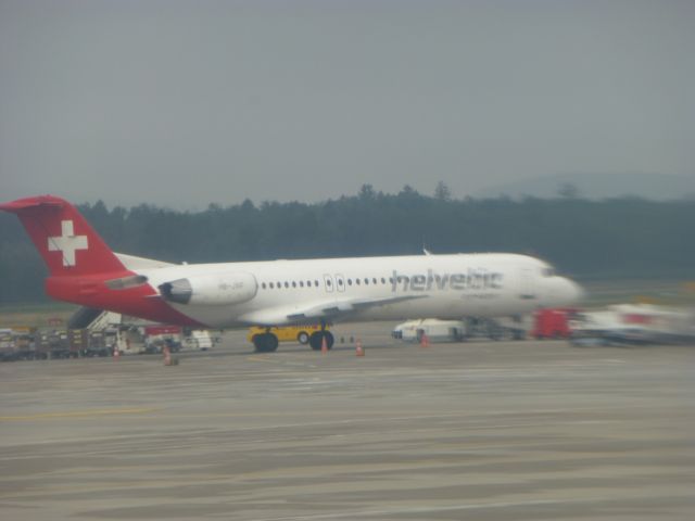 Fokker 100 (HB-JVF) - Delivered to American airlines in 1993br /Delivered to Helvetic in 2004