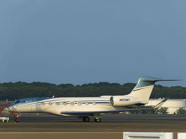 Gulfstream Aerospace Gulfstream G650 (N650MT) - I took this picture on Aug 27, 2019.