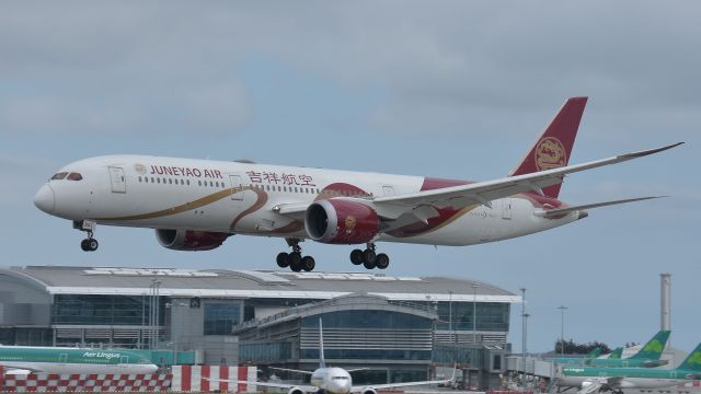 Boeing 787-8 (B-208A) - June 2020, first visit to Dublin for Juneyao Air.