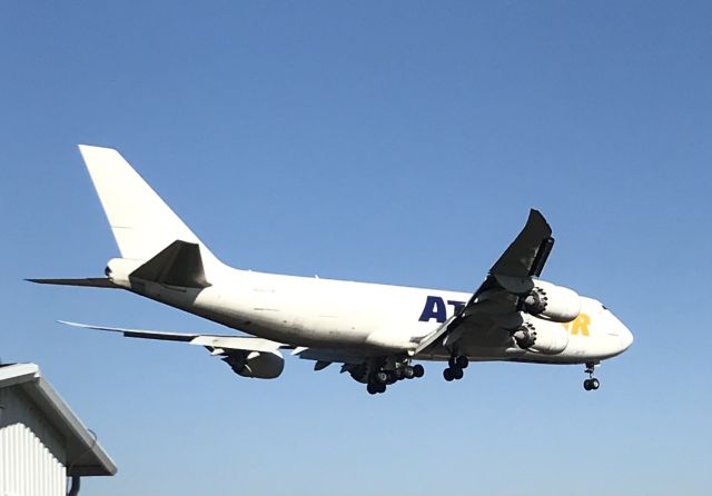 BOEING 747-8 (N859GT) - Runway 7 arrival! 11/23/22.