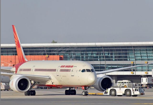 Boeing 787-8 (VT-AND) - Air India 787-8 pushing back from stand B-17.