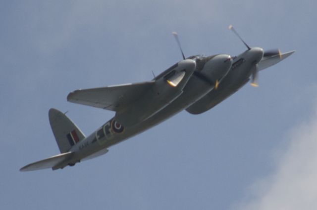 De Havilland Mosquito (N114KA) - de Havilland DH-98 Mosquito at Warbirds over the Beach in Virginia Beach, VA on Saturday, 16 May 2015.