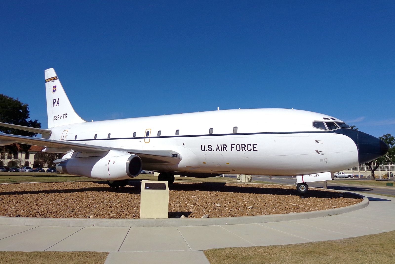 Boeing 737-200 (73-1155) - T43A on display at Randolph AFB