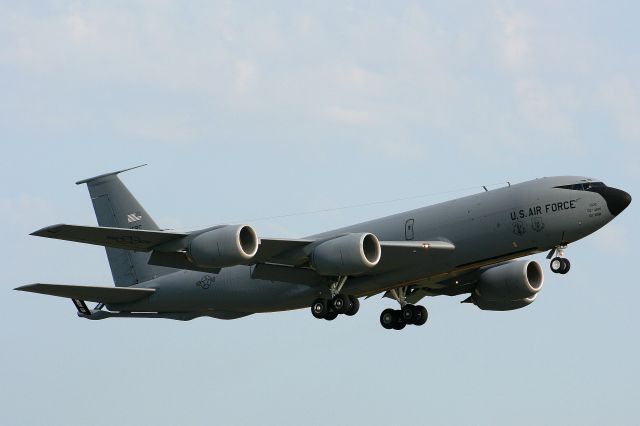 80-1020 — - A KC-135R from the 507th ARW (AFRC) Tinker Afb departs runway 7 in support of the 188th FW.