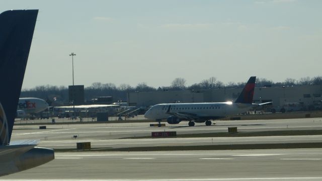 Embraer 170/175 (N628CZ) - Arriving from Mexico. Delivered to Compass Airlines (Delta Connection) in 2008.