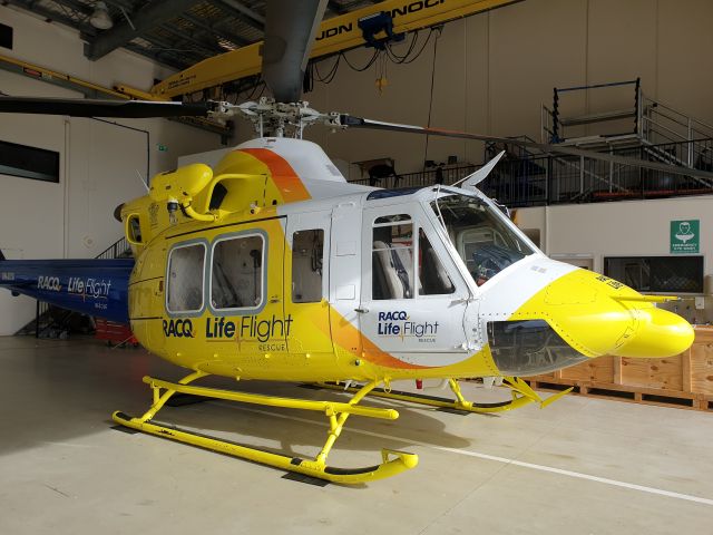 Bell 412 (VH-XCK) - Rescue Helicopter ready for next rescue mission.