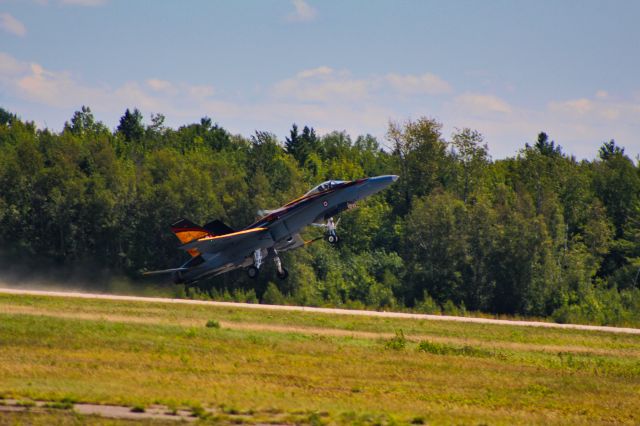 18-8761 — - CF-188 Hornet Demo Team Taking Flight In 2016