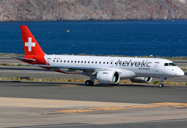 Embraer E190-E2 (HB-AZG) - On delivery flight a new Embraer 190 E2 for Helvetic Airways.