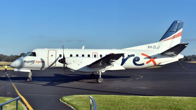 Saab 340 (VH-ZLJ) - Regional Express SAAB 340B VH-ZLJ (cn 380) at Wynyard Airport Tasmania Australia 16 April 2019.