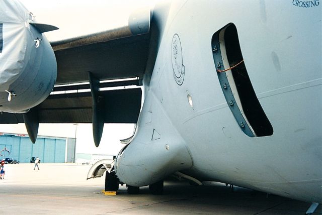 Boeing Globemaster III (88-0265) - Right forward side of USAF C-17 named City Of Altus at an Air Power Air Show in KOKC