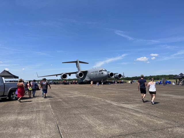 Boeing Globemaster III (BLUES77) - A Mississippi ANG C-17 Globemaster on display at the Greenwood Airshow