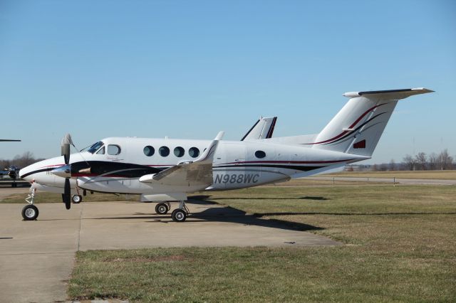 Beechcraft Super King Air 200 (N988WC) - Parked on ramp at DCFS on 1/5/12....