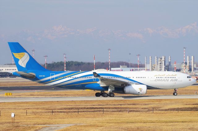 Airbus A330-200 (A4O-DC) - MALPENSA - MUSCAT