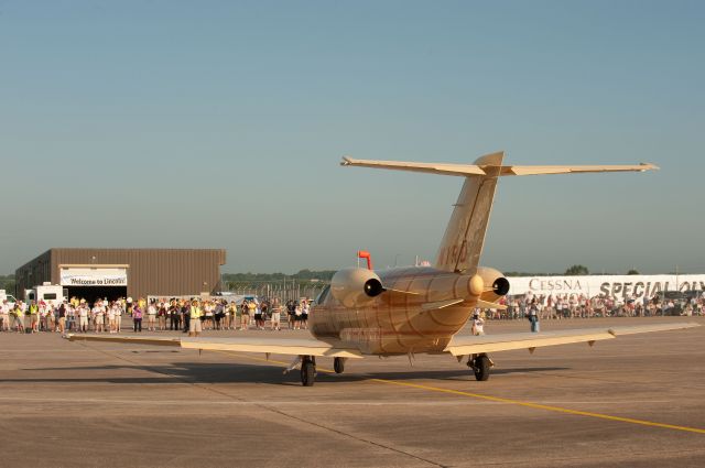 CSOA — - Cessna Special Olympics Airlift 2010 - http://flightaware.com/airlift/ - Airlift and Athletes arriving in Lincoln, Nebrasks on July 17, 2010.  Photos Courtesy Cessna Aircraft Company