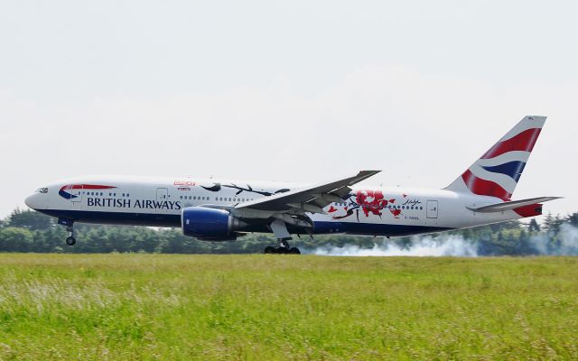 Boeing 777-200 (G-YMML) - british airways b777-236er g-ymml landing at shannon 6/6/18.