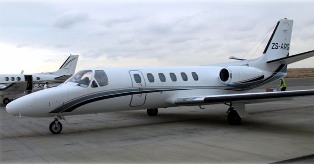 ZS-ARG — - At the main apron Lanseria, South Africa.