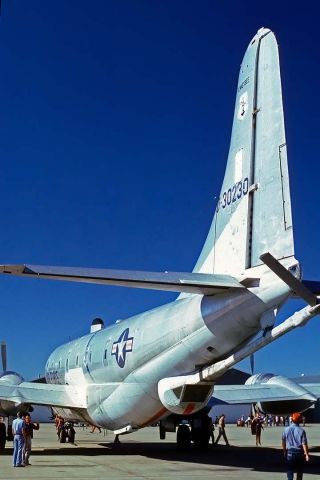 Boeing C-97 Stratofreighter (53-0230) - Tennessee Air National Guard KC-97L 53-0230 on static display at the Beale Air Force Base airshow on October 31, 1981.