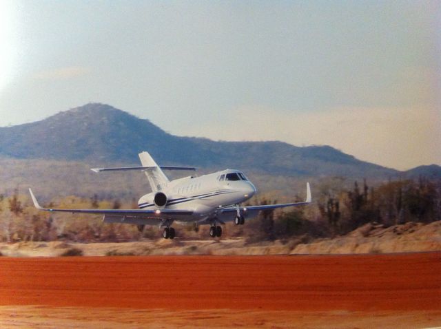 Hawker Siddeley HS-125-400 (N800VR) - Landing in Cabo San Lucas airport