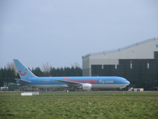 G-OBYJ — - G-OBYJ BOEING 767-304 CN 29384/784 OF THOMSONFLY FOR MAINTENANCE AT EINN 12-03-2008