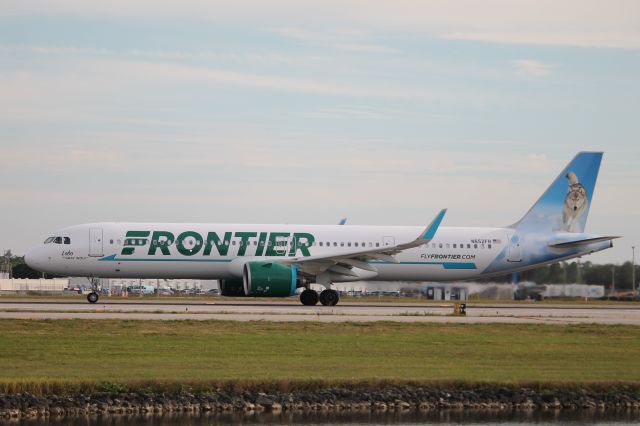 Airbus A321neo (N652FR) - Frontier Flight 3893 departs Runway 6 at Southwest Florida International Airport enroute to Detroit Metro Airport