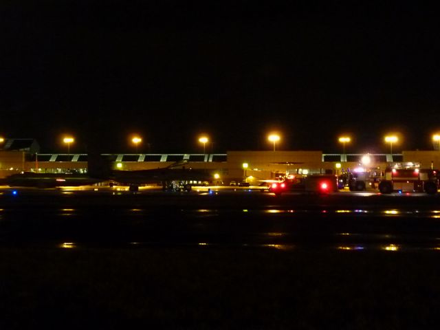 McDonnell Douglas F-15 Eagle — - Working to get the beasty moving so the south runway can re-open.