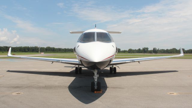 Hawker 800 (N479M) - A Hawker Beechcraft 900XP on the ramp at Pryor Field Regional Airport, Decatur, AL - July 8, 2017.