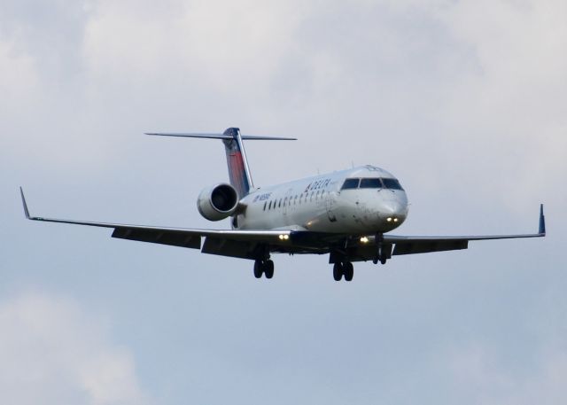 Canadair Regional Jet CRJ-200 (N858AS) - At Shreveport Regional.