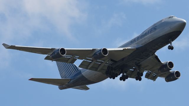 Boeing 747-400 (VP-BCI) - Sky Gates B747-467F arriving from Baku (UBBB) at Maastricht-Aachen (EHBK)