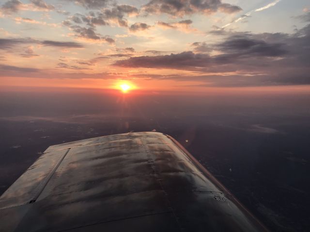 Vans RV-6 (N841RV) - Sunrise over South Carolina